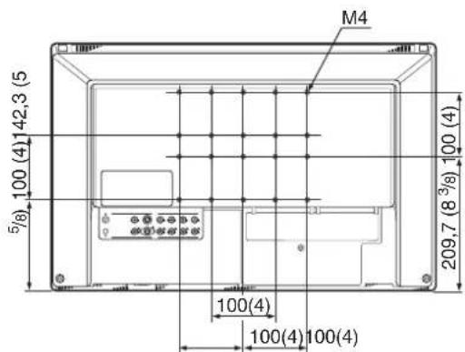 M4 100 (4) 42,3 (5) 5/8 100 (4) 100 (4) 209,7 (8 3/8) 100 (4) 100 (4) 100 (4)