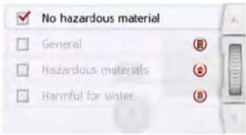 No hazardous material General Hazardous materials Harmful for water