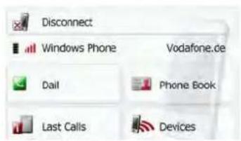 Disconnect Windows Phone Vodafone.de Dail Phone Book Last Calls Devices