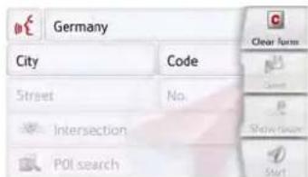Germany City Code Street No. Intersection POL search