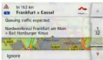 In 163 km Frankfurt » Kassel Queuing traffic expected. Nordwestkreuz Frankfurt am Main » Bad Homburger Kreuz L305 Frankfurt K809 Dortbusch (1200) Ignore