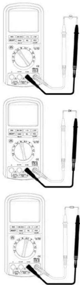 VELLEMAN DVM2000 - - Meten van DC mV/AC mV/DC mV + AC mV - 4