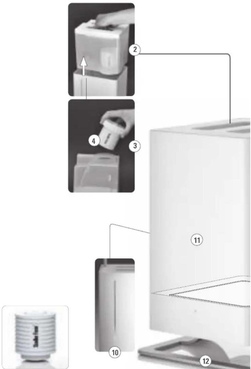 Diagram illustrating a mechanical assembly process with numbered steps from initiation to completion, including a 3D model and a computer monitor.