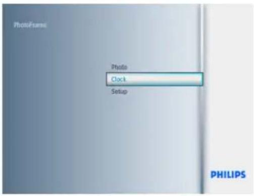 Nom de photo Photo Horloge Configuration PHILIPS