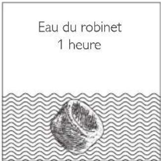 Eau du robinet 1 heure