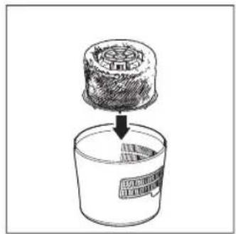 PHILIPS HU4802 - Reinigen des Luftbefeuchter-filters - 8