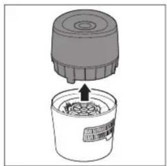 PHILIPS HU4802 - Clean the humidification filter - 2