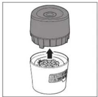 PHILIPS HU4802 - Reinigen des Luftbefeuchter-filters - 2