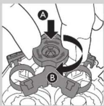 A B