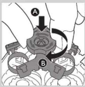 A B