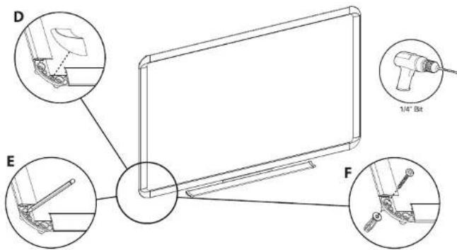 D E F 1/4" Bit