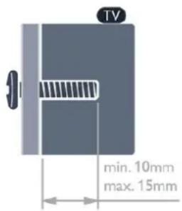 TV min. 10mm max. 15mm
