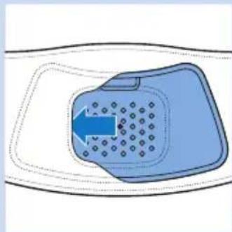 PHILIPS PR3731 - Plassere plasterbandasjen på nedre del av ryggen - 1
