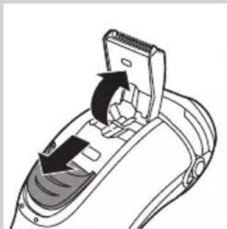 PHILIPS CareTouch AT799 - Die Schereinheit mit der Reinigungsbürste reinigen - 6