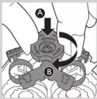 A B