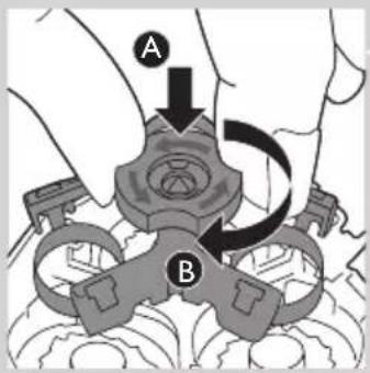 A B