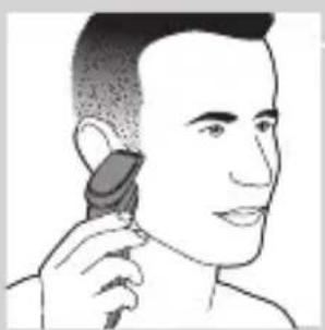 PHILIPS SHAVER Series 5000 S5140 - Menggunakan alat tambahan penggaya janggut - 1