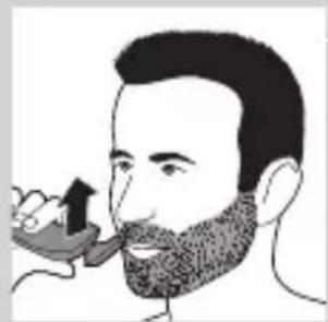 PHILIPS SHAVER Series 5000 S5140 - การใช้อุปกรณ์เสริมจัดแต่งเคราพร้อมหวี - 3