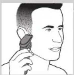 PHILIPS SHAVER Series 5000 S5140 - การใช้อุปกรณ์เสริมจัดแต่งเคราพร้อมหวี - 1