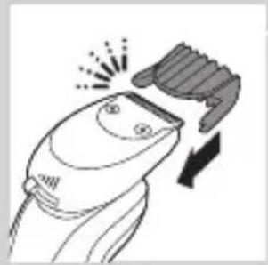 PHILIPS SHAVER Series 5000 S5140 - 使用胡须造型器附件 - 2