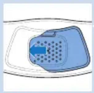 PHILIPS BlueTouch PR3743 - Positioning the device - 1