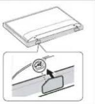 Diagram showing a device with a magnified view of its internal structure (no text or symbols present).