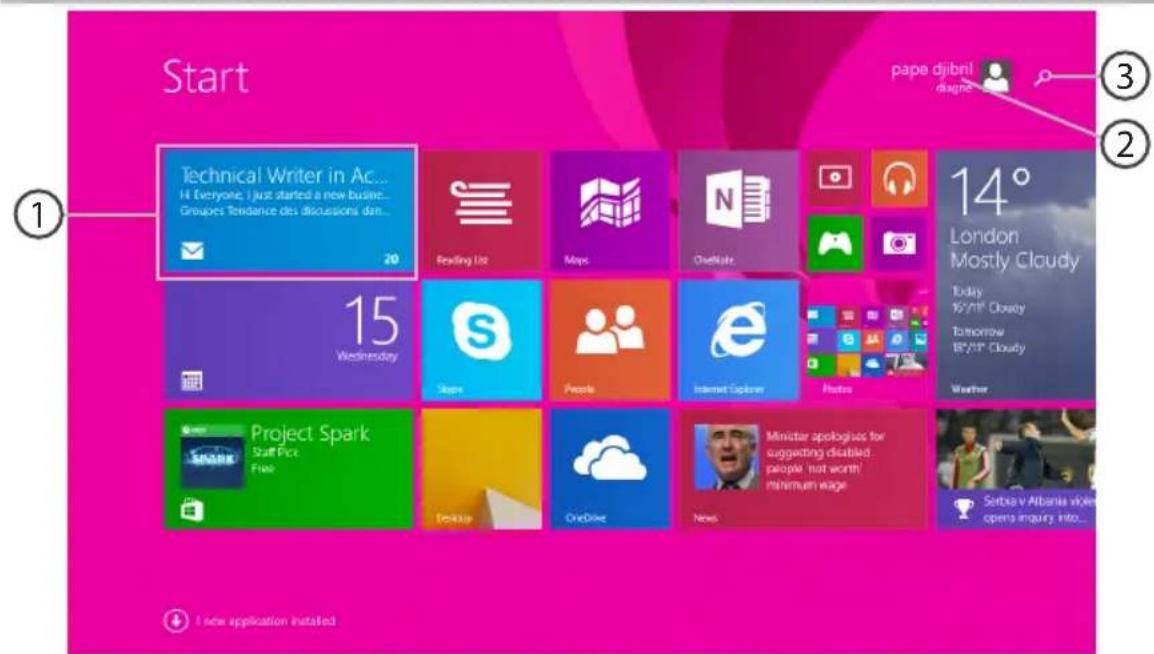 ARCHOS Cesium 90 - L'interfaccia Windows™ - 1
