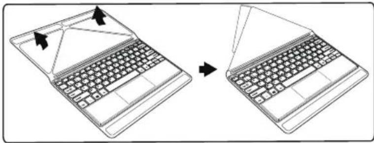 ARCHOS Cesium 90 - Installation des Tablets auf der Tastatur - 2
