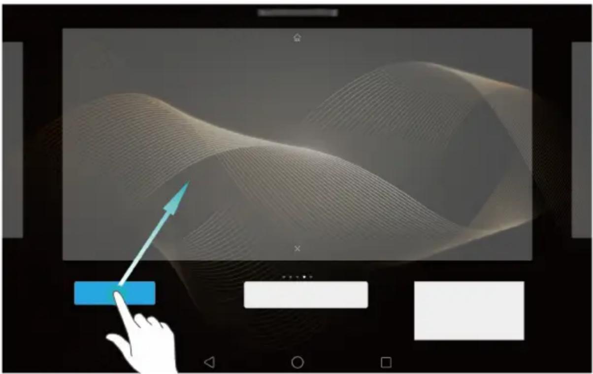 Digital interface screenshot showing a hand interacting with a blue button and a transparent abstract background (no readable text or symbols)