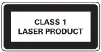 CLASS 1 LASER PRODUCT