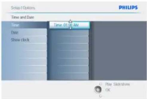 PHILIPS 10FF2XLE - Choix du mode d'horloge - 3