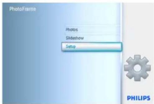 PhotoFrame Photos Slideshow Setup PHILIPS