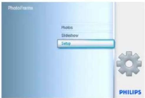PhotoFrames Photos Slideshow Setup PHILIPS