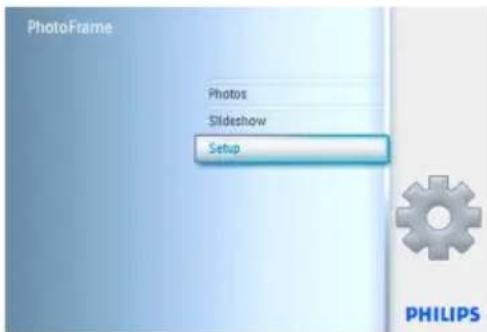 PhotoFrame Photos Slideshow Setup PHILIPS