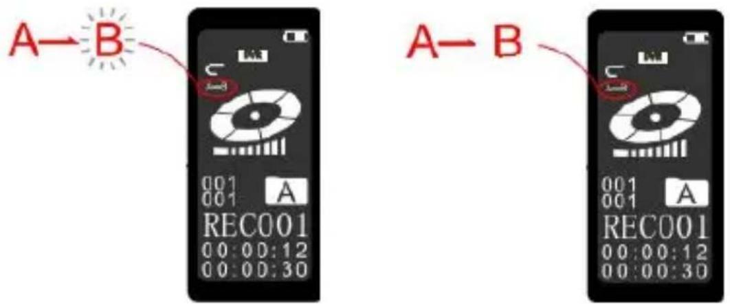 A→B A→B 001 A 001 REC001 00:00:12 00:00:30 001 A 001 REC001 00:00:12 00:00:30