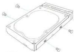 Technical line drawing of a rectangular electronic device with mounting holes and internal cavity (no text or symbols)