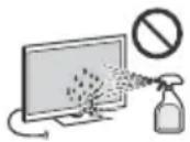 SONY KDL-48WD655 - Tratamiento y limpieza de la superficie de la pantalla y la carcasa del televisor - 1