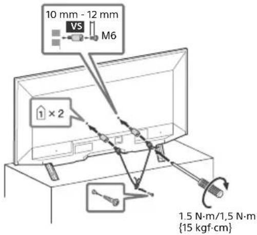 10 mm - 12 mm VS M6 1 × 2 1.5 N·m/1.5 N·m {15 kgf·cm}