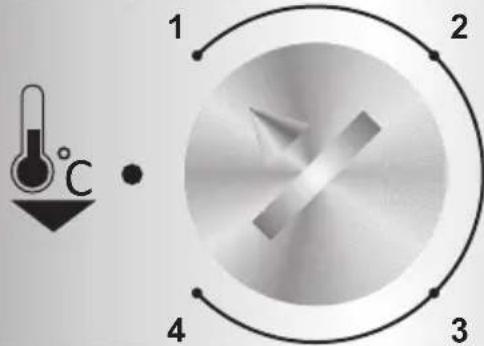 1 2 3 4 °C