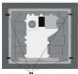 HOTPOINT KIB 633 C E - Installation der Sicherungsscheibe - 4