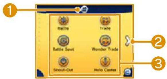 1 Batting Trade Battle Spot Wonder Trade Shouti-Out Hello Castes 2 3