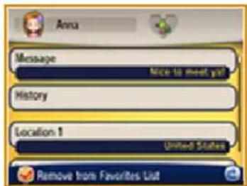 Anna Message Nice to meet yes? History Location 1 United States Remove from Favorites List