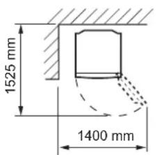 1525 mm 1400 mm