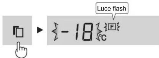 Luce flash -18°C
