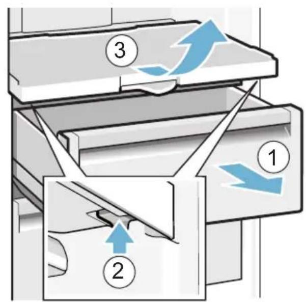 Diagram illustrating airflow or ventilation process with numbered components and directional arrows