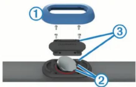 GARMIN Forerunner 735XT - Remplacement de la pile du moniteur de fréquence cardiaque - 1