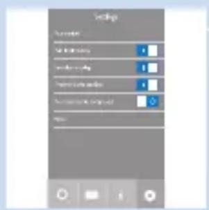 Settings Current Continuous Noise Level Noise Level Noise Level (Input) OK