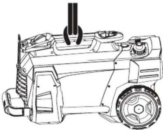 KARCHER HD 5/15 CX Plus - Неналежне транспортування краном - 1