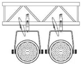 BeamZ BT300 FlatPAR 151.310 - RIGGING - 2