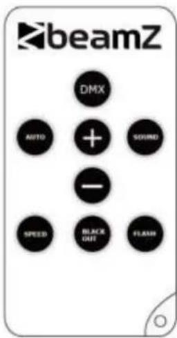 beamZ DMX AUTO + SOUND - SPEED BLACK UNIT FLASH